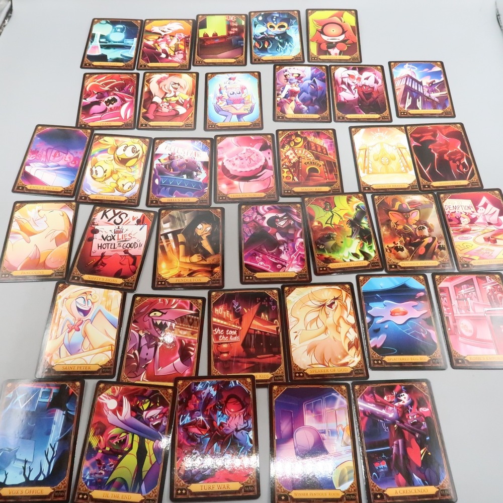 Hazbin Hotel Trading Cards Season 2 NON FOILS 36 Card Set no dups
